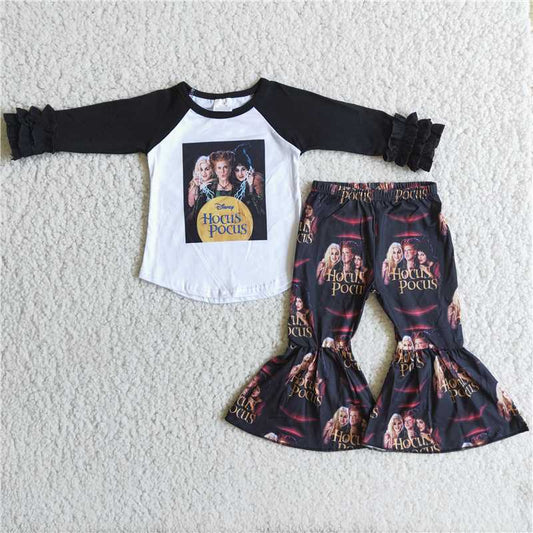 Halloween witch printed outfits 6 B0-1