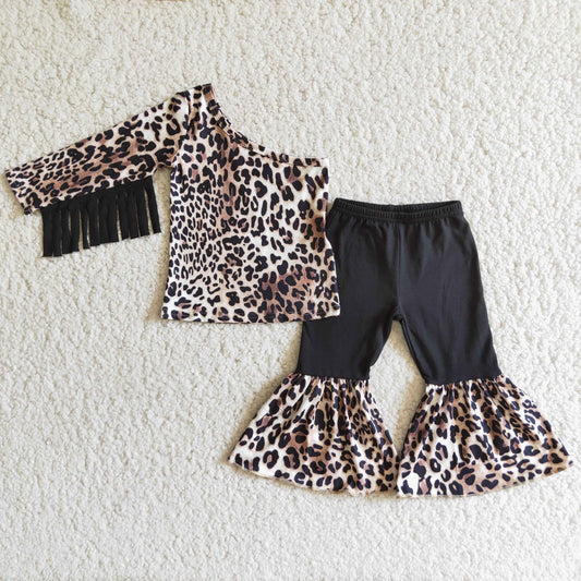 6 B1-20 baby girl leopard print bell bottoms Set-promotion 2023.11.11