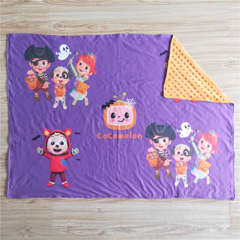 cartoon purple blanket 6 B10-19