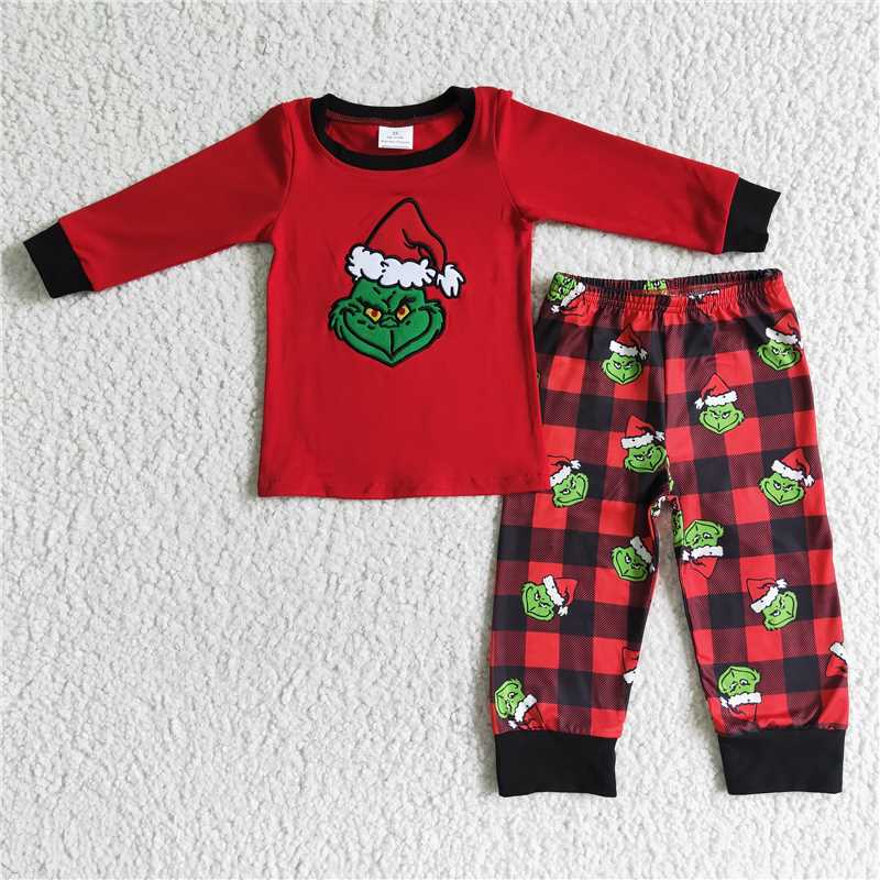 6 B9-38 baby boy Christmas pajmas outfit-promotion 2023.12.2