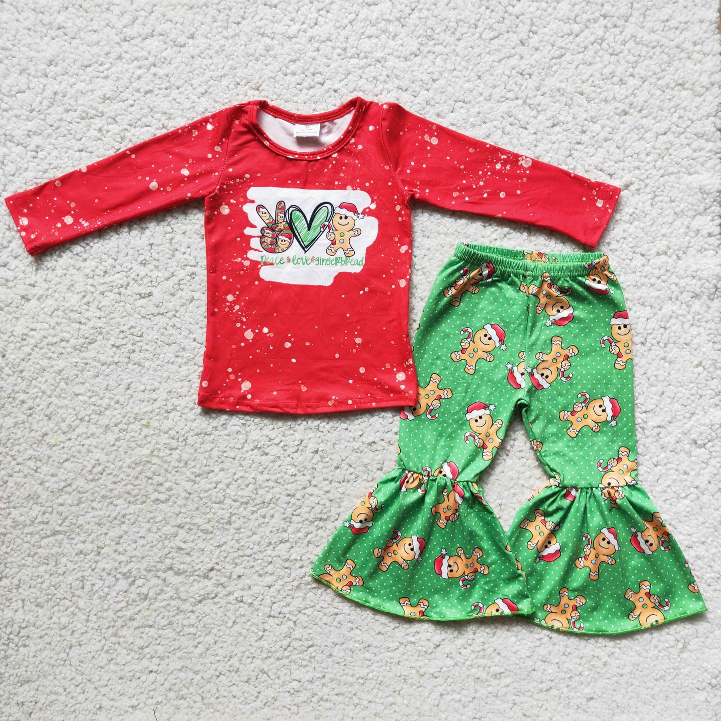 6 C10-29 baby girl christmas bell bottoms Set-promotion 2023.10.23