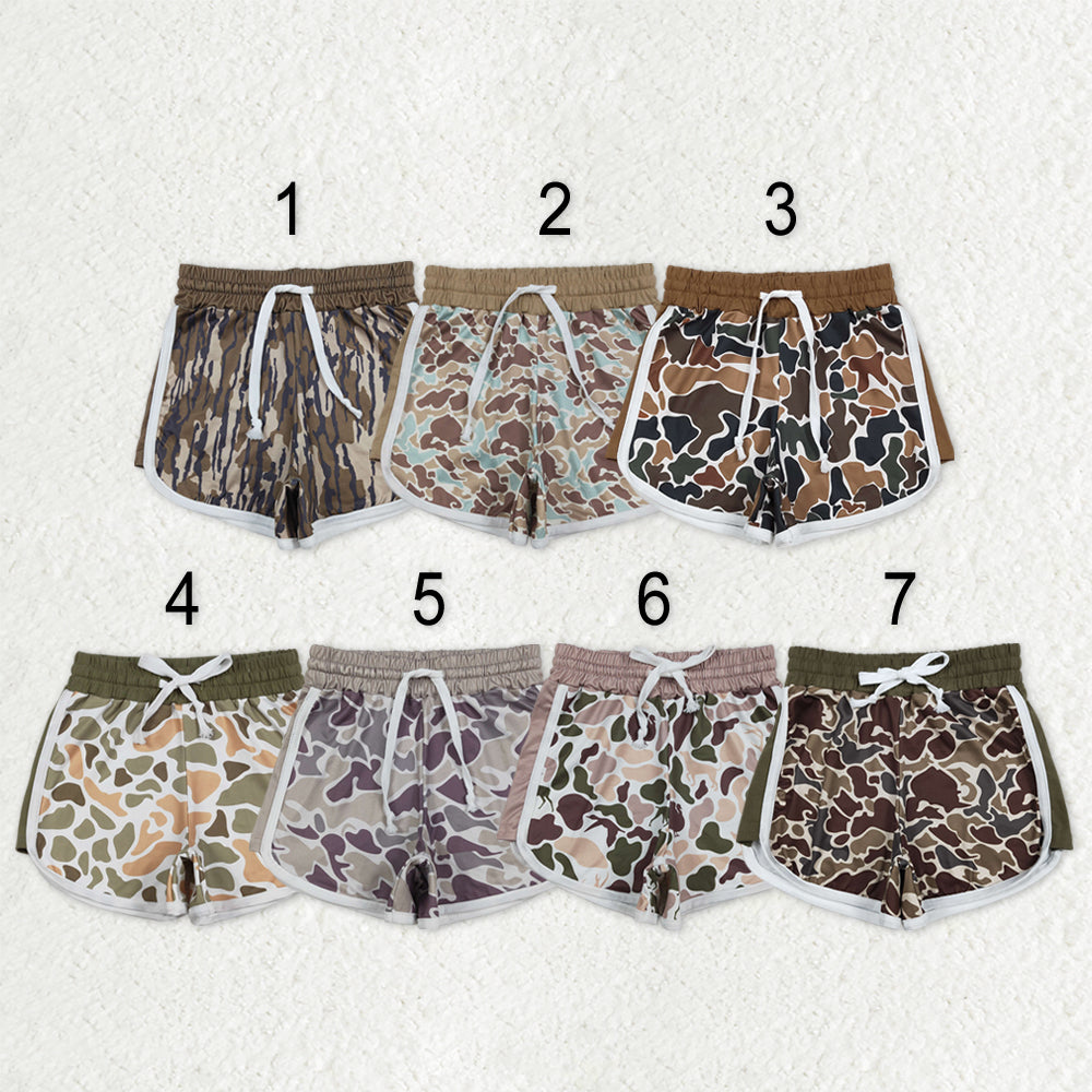 Sibling Baby Girls Southern Hunting Camo Shorts Bottoms