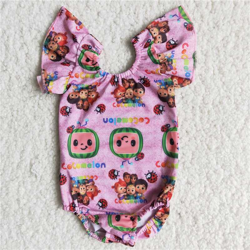 cartoon pink swimsuit A1-4