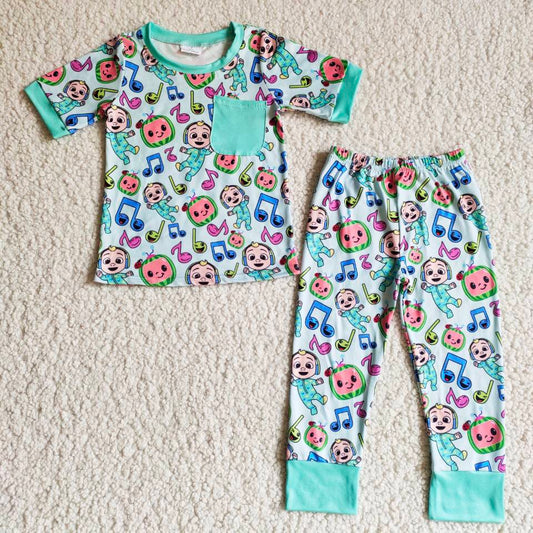 boy melon pajamas sets B6-30