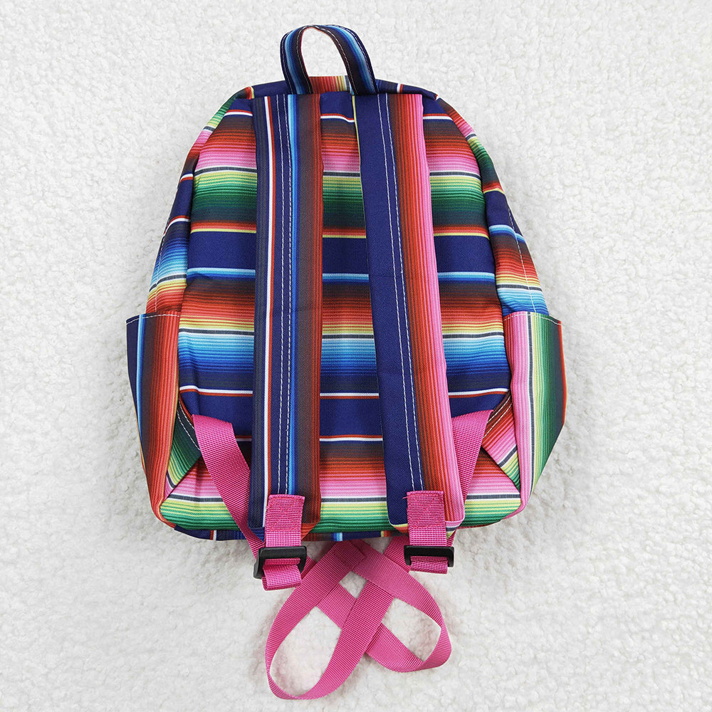 Sibling Baby Kids Children Western Stripe School Back Bags
