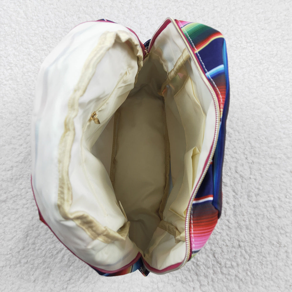 Sibling Baby Kids Children Western Stripe School Back Bags