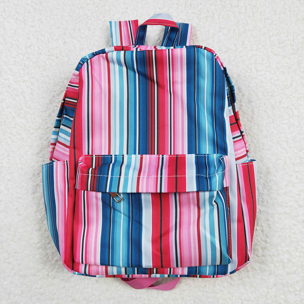 Sibling Baby Kids Children Western Stripe School Back Bags