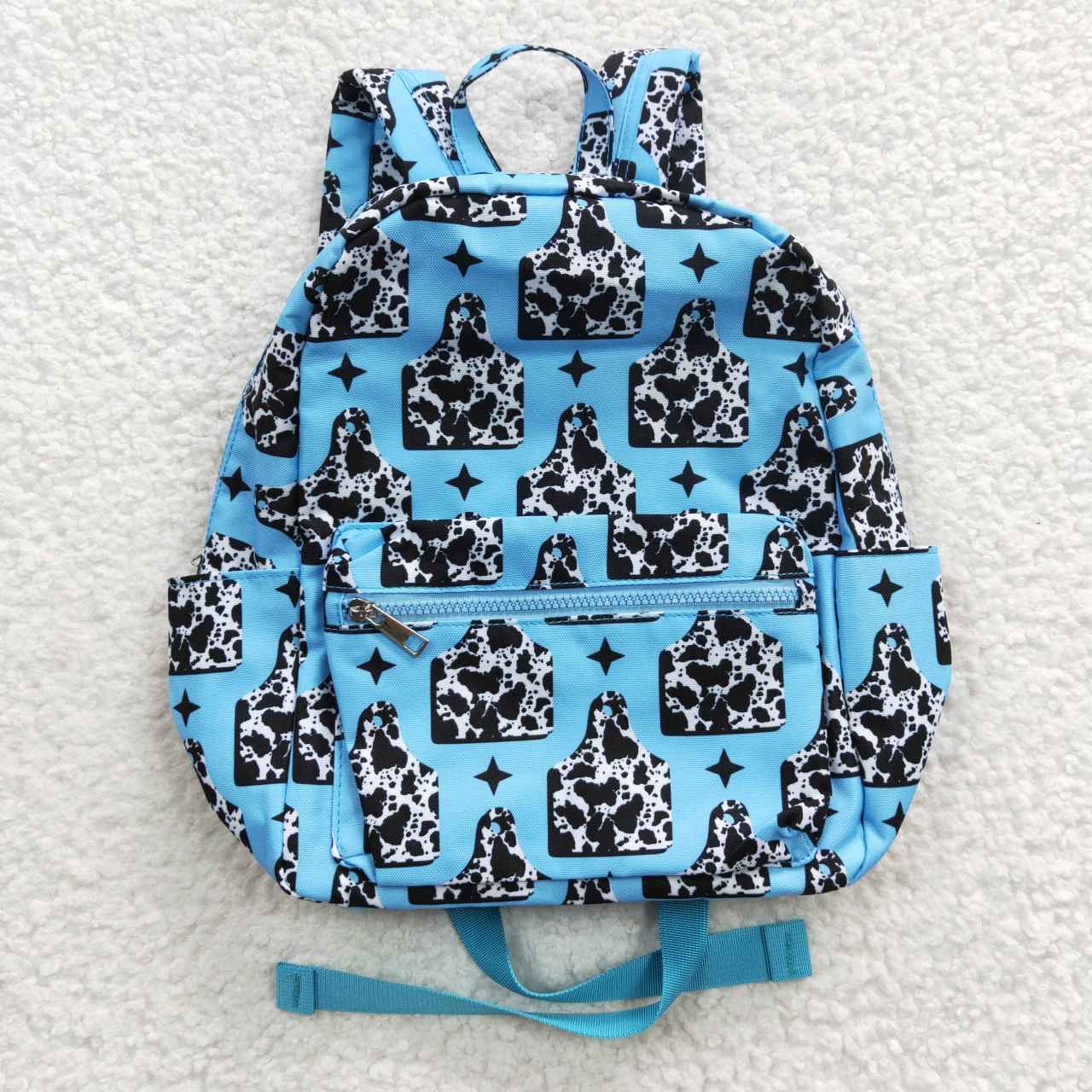 cow pattern blue shoulder bag BA0056