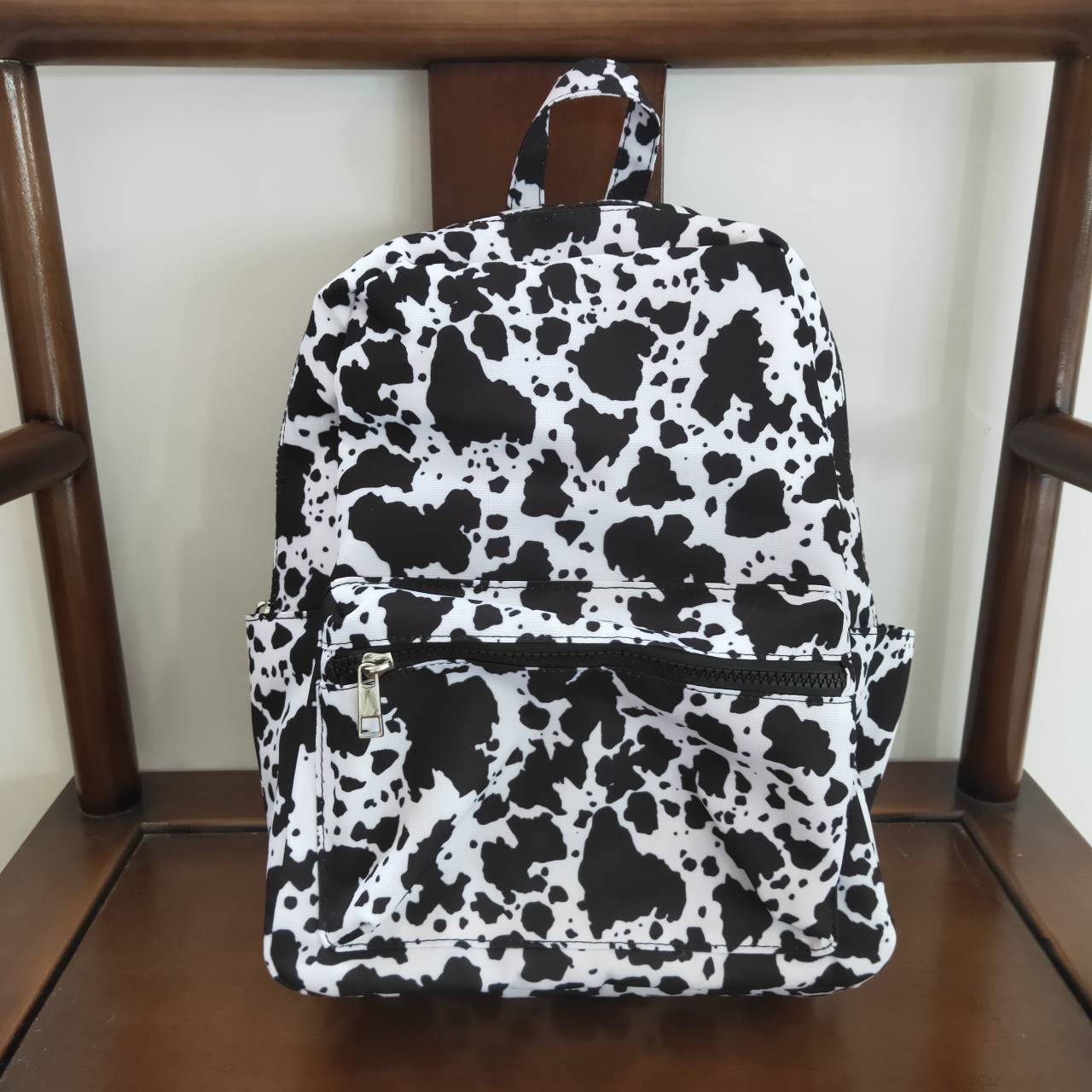 cow pattern black shoulder bag BA0057