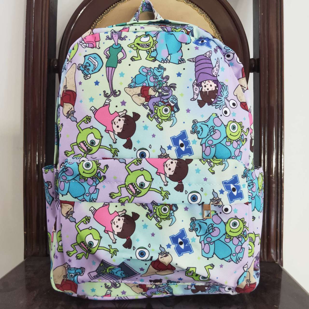 cartoon screen monster backpack bag BA0083