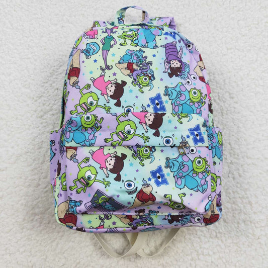 cartoon screen monster backpack bag BA0083