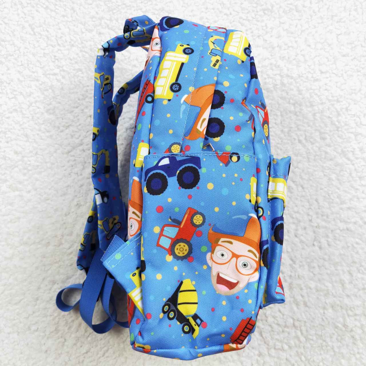 cartoon blue print backpack bag BA0090