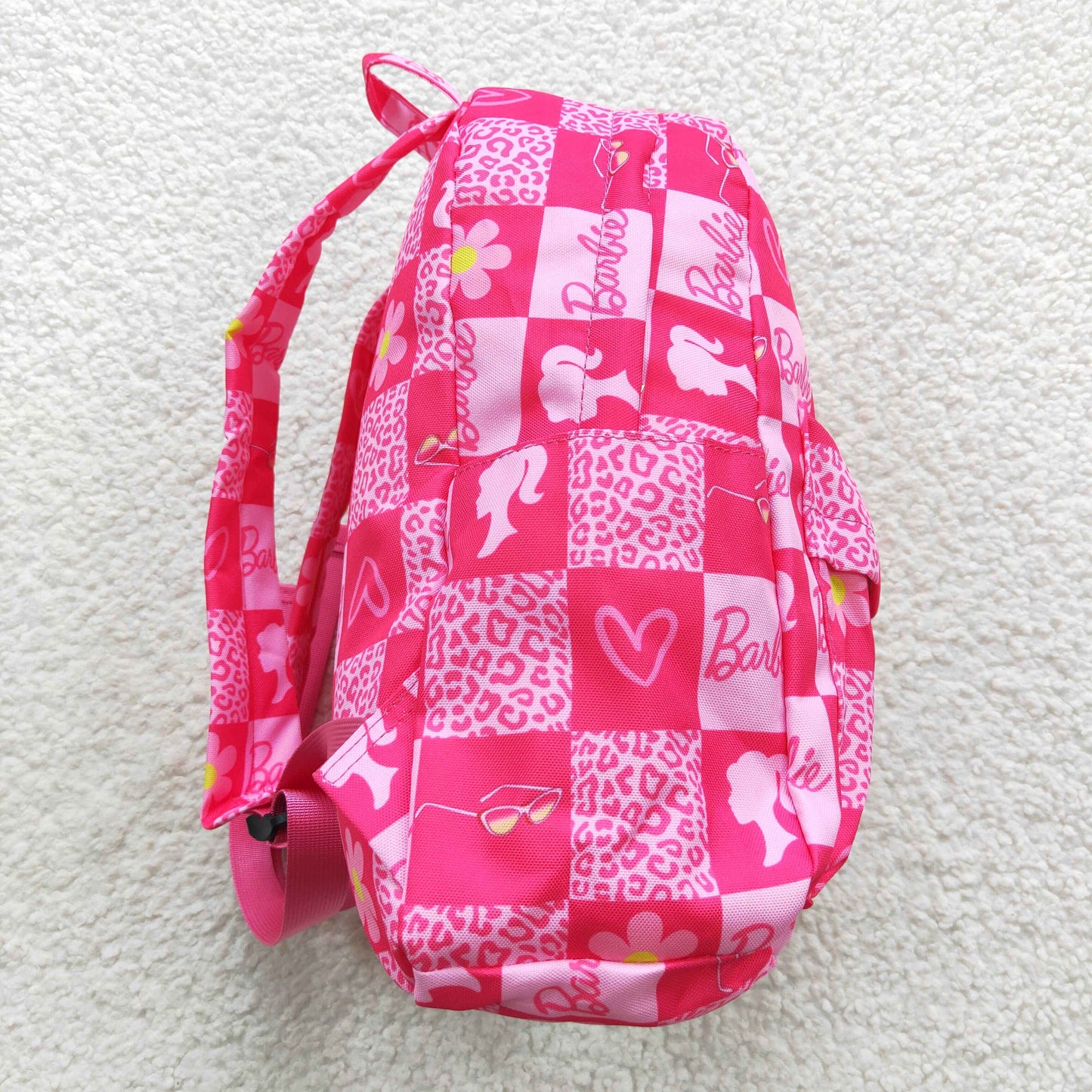 pink leopard print backpack bag BA0113