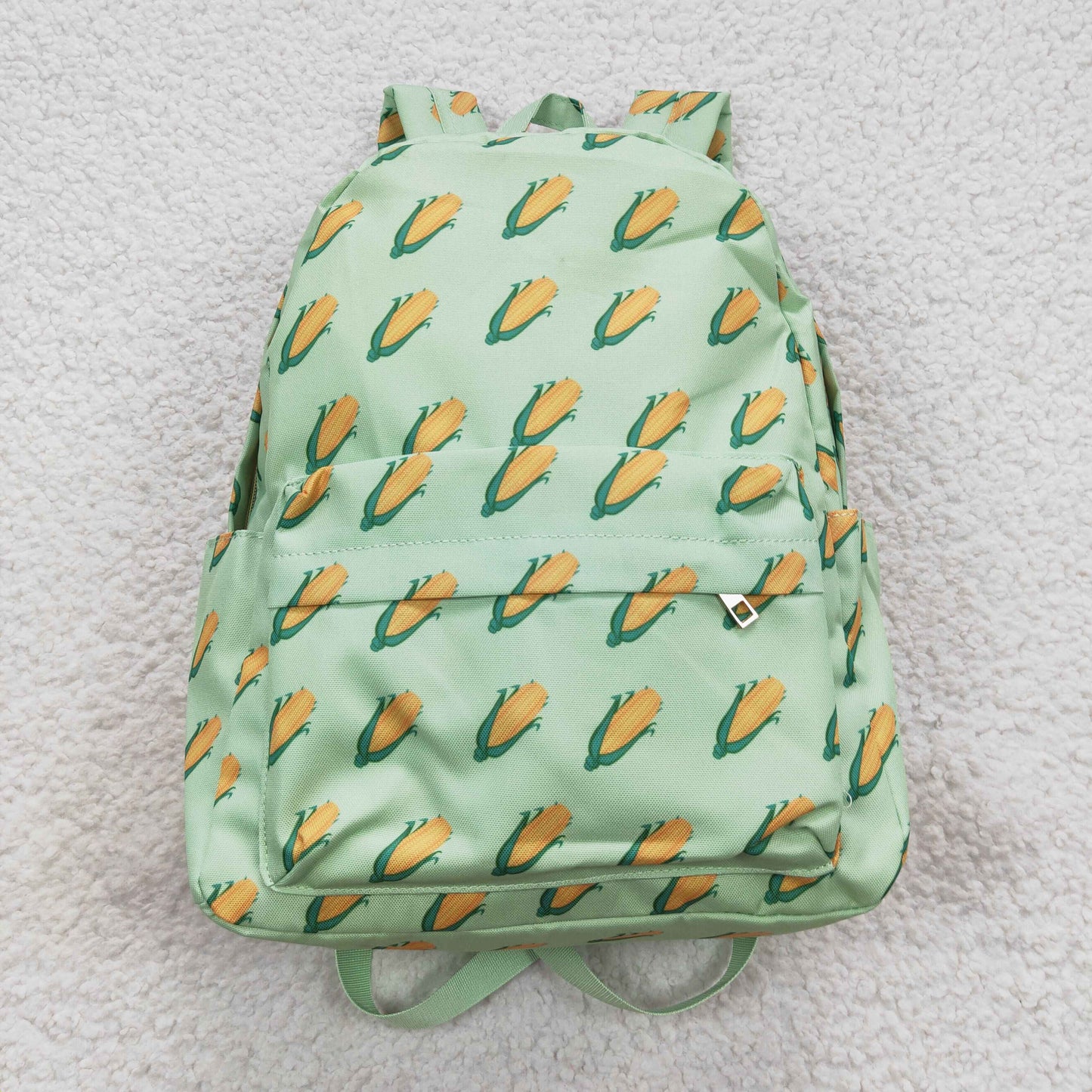 green corn print backpack bag BA0120