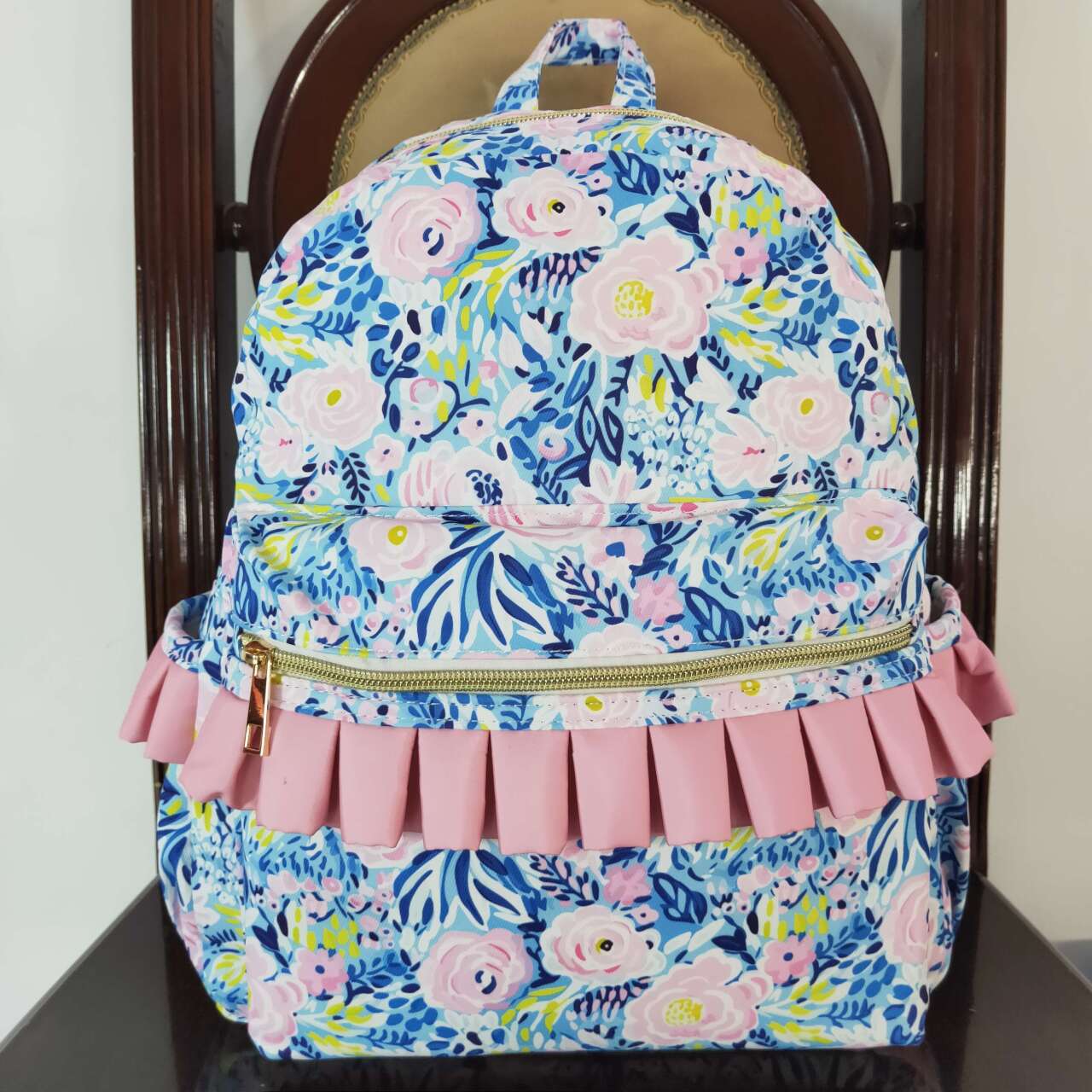 BA0175 toddler backpack flowers girl gift back to school preschool bag