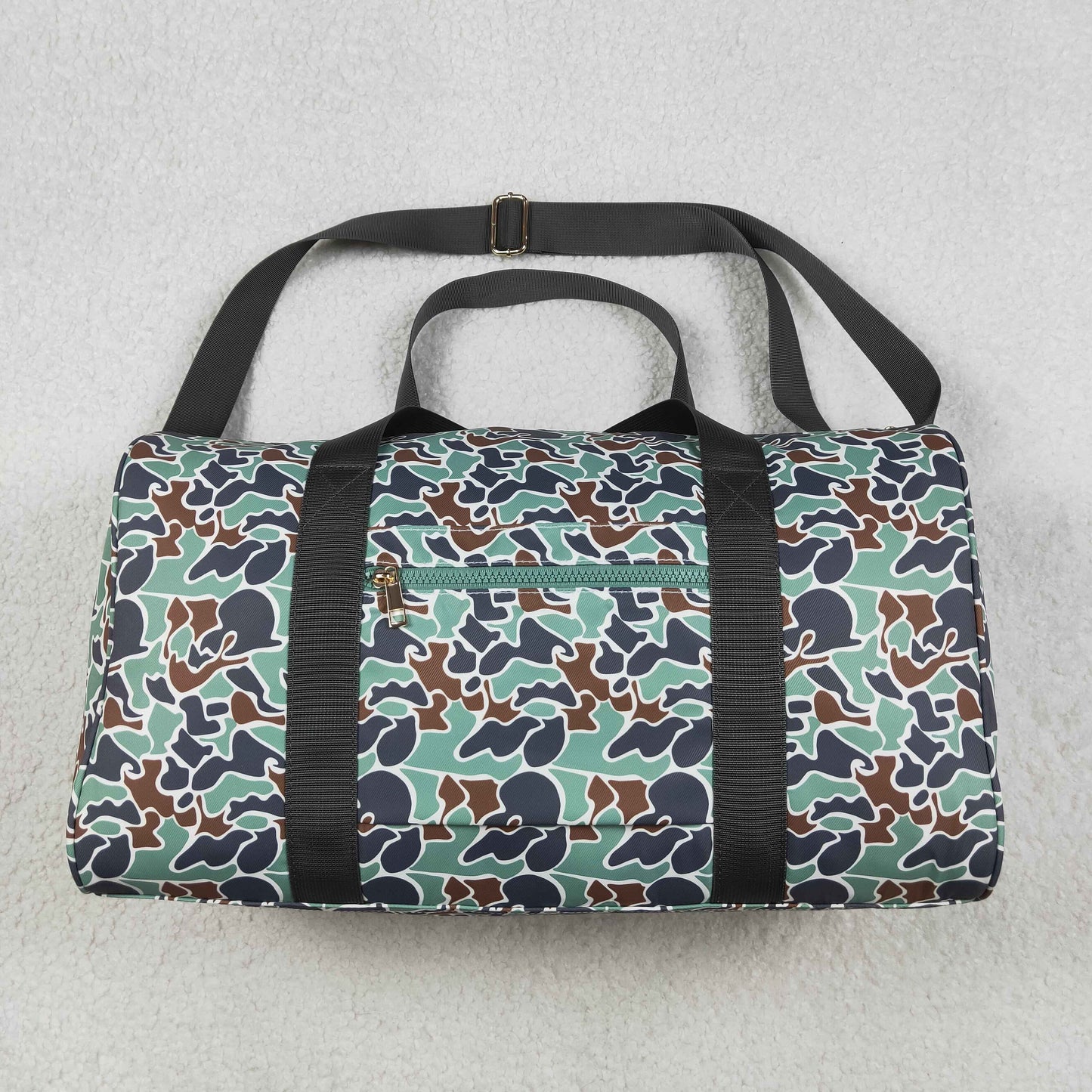 BA0263 Green Camo Hunting Gym Bags