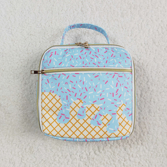 BA0296  baby bag blue drips sprinkles lunch boxes bags