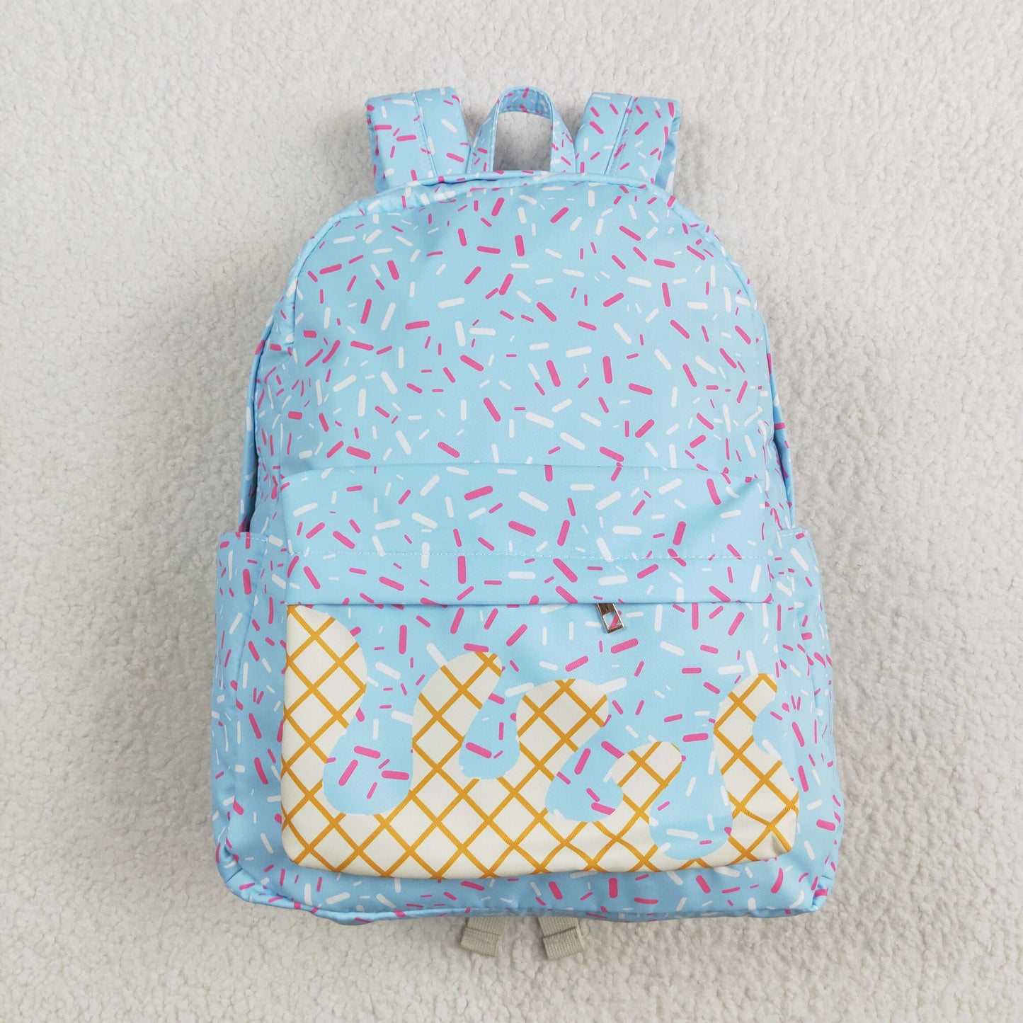 Sibling Baby Boys Girls Drip Sprinkles School Back Bags