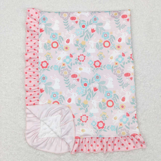 BSPO0249 baby  newborn bunny print easter blanket