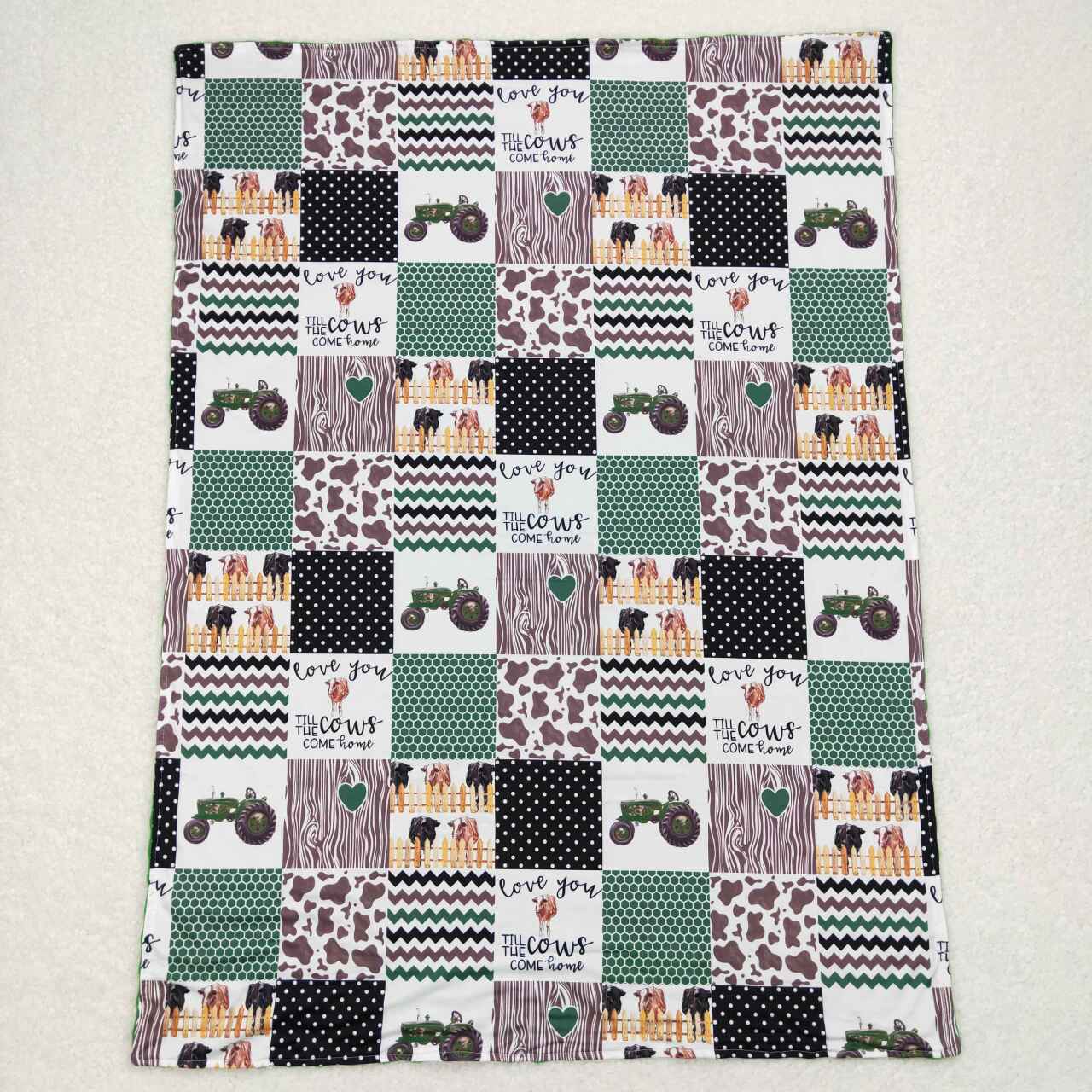 BL0096  baby newborn truck print blanket