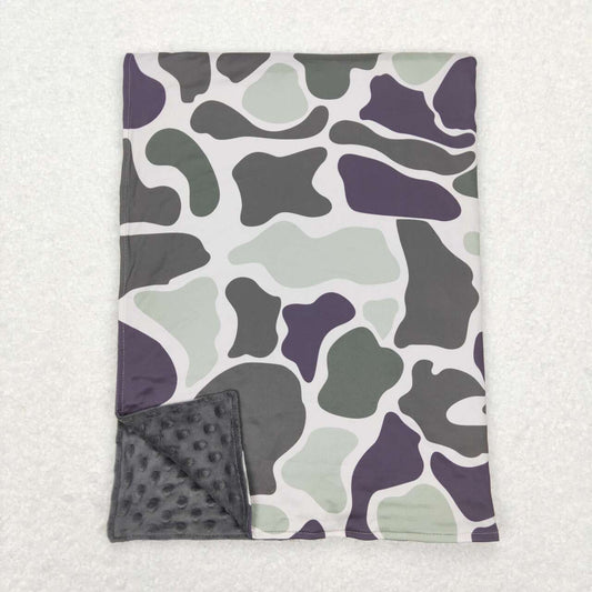 BL0108 baby newborn camouflage print blanket