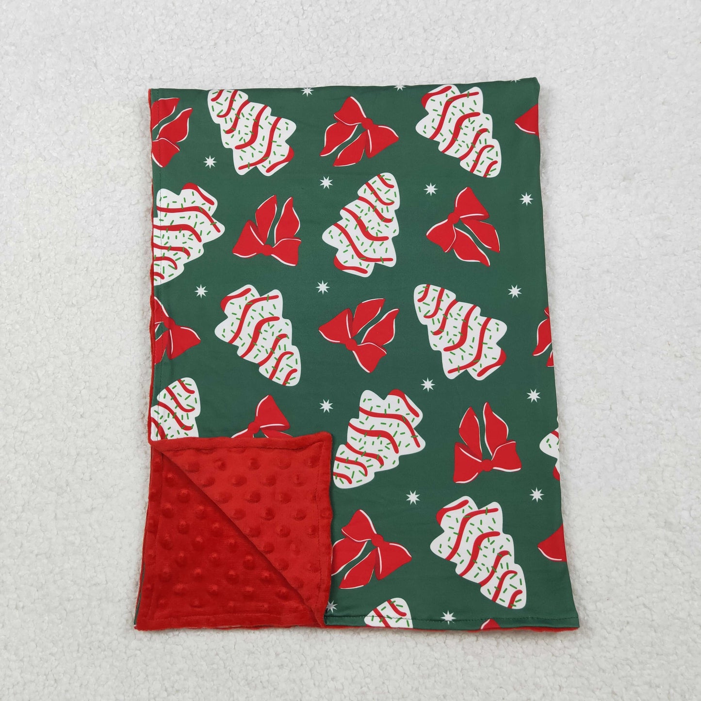 Sibling Baby Kids Christmas Blankets