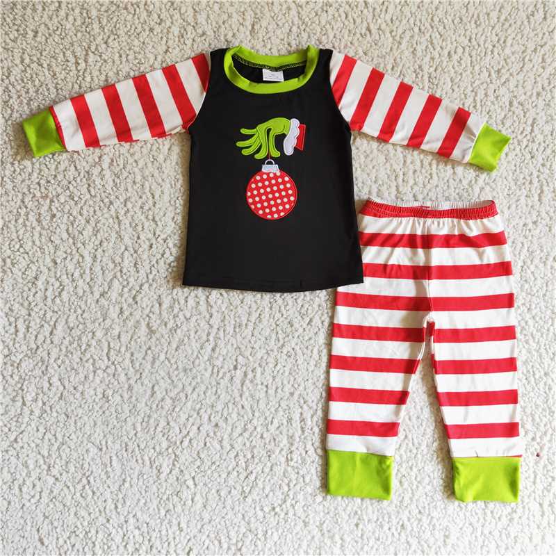 Xmas boys cartoon pajamas sets BLP0108