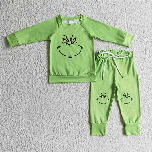 Xmas boys cartoon pajamas sets BLP0111