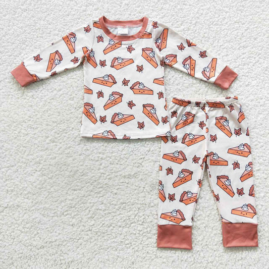 boy brown spot pajamas sets BLP0188