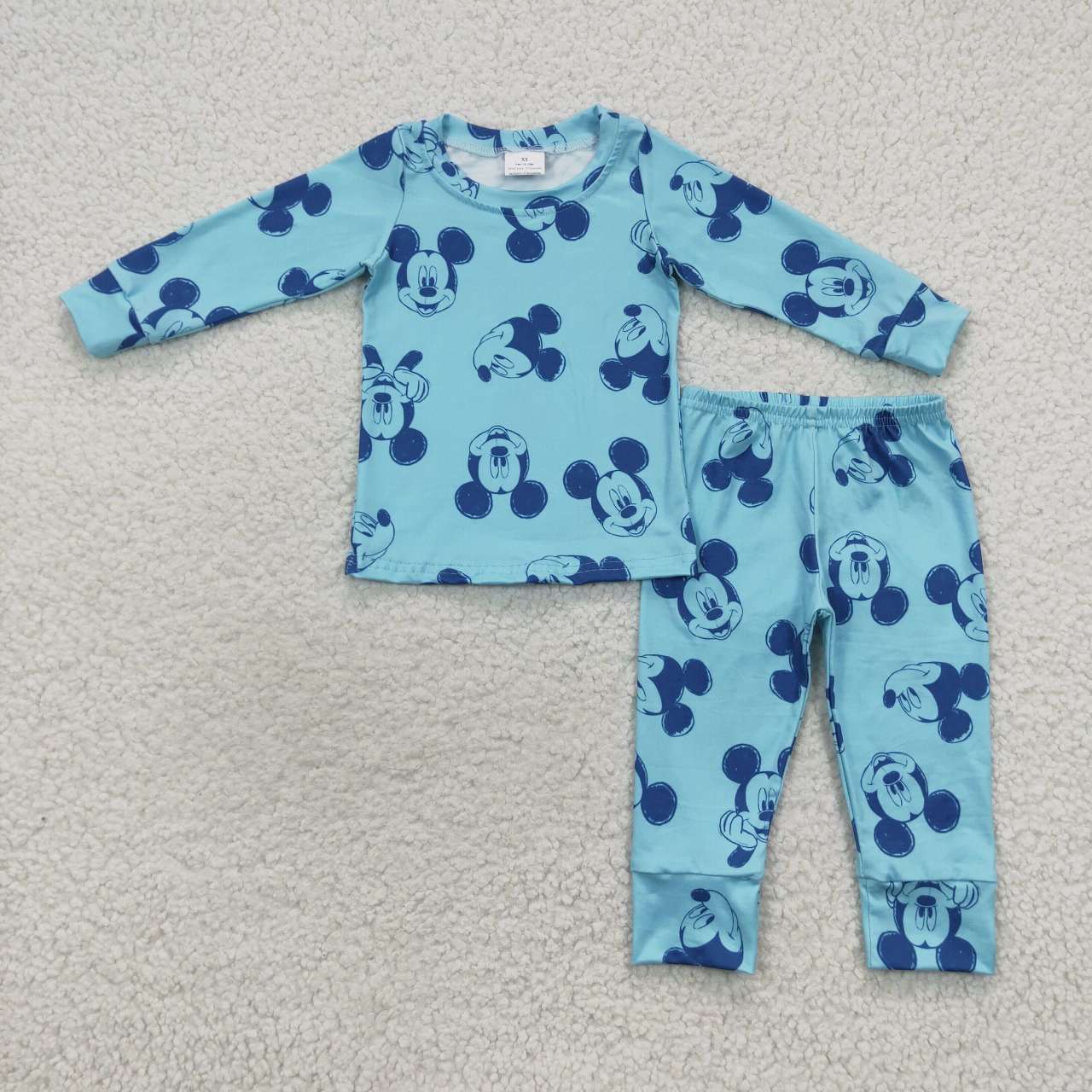 boy blue cartoon print lounge wear sets BLP0233