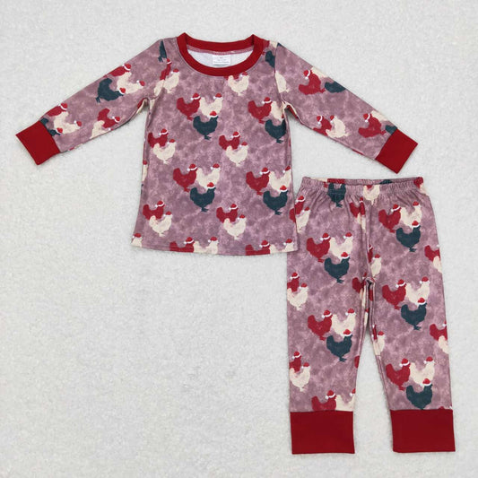 BLP0374 baby boy clothes chicken christmas outfits