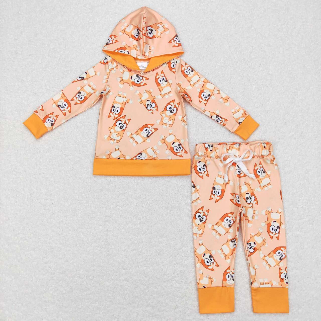 BLP0415   boys cartoon dog hoodie set