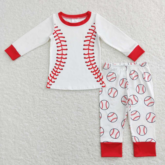 BLP0425 baby boy clothes baseball pajamas set