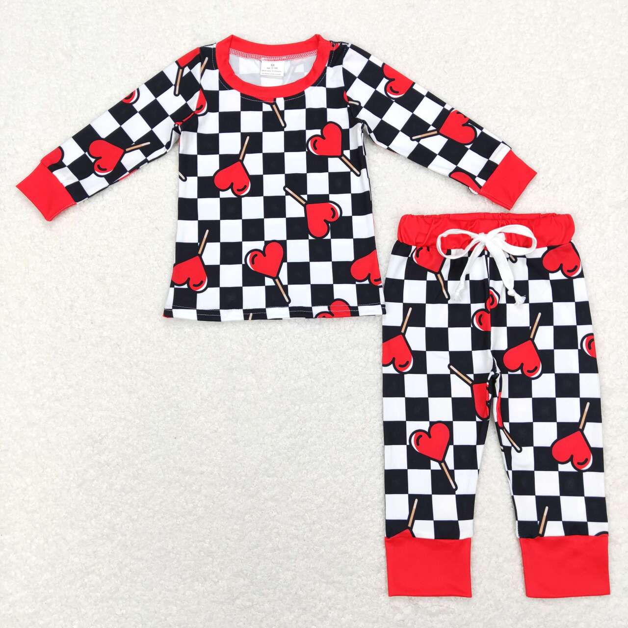 BLP0443 kids clothes boys love lollipop boy valentine's day outfits