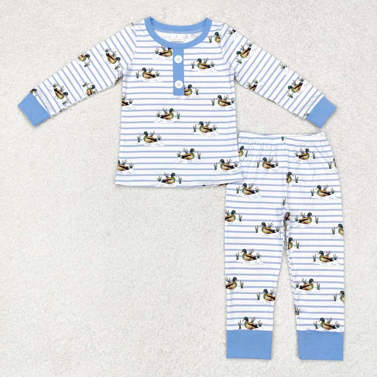 Sibling Baby Boys Deer Ducks Fishing Top Pants Hunting Pajamas Sets