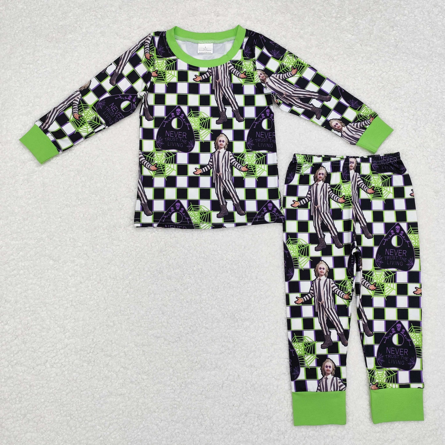 BLP0801  toddler  boy clothes joker boy halloween pajamas set