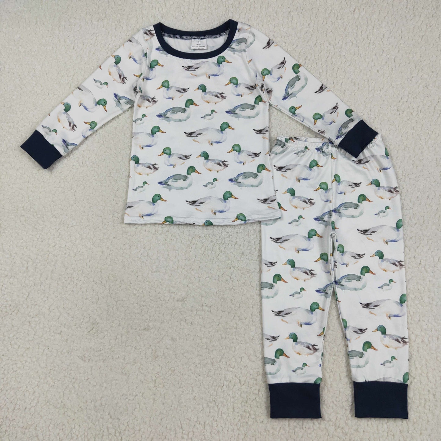 Sibling Baby Boys Southern Camo Ducks Dogs Deer Top Pants Hunting Pajamas Clothes Sets