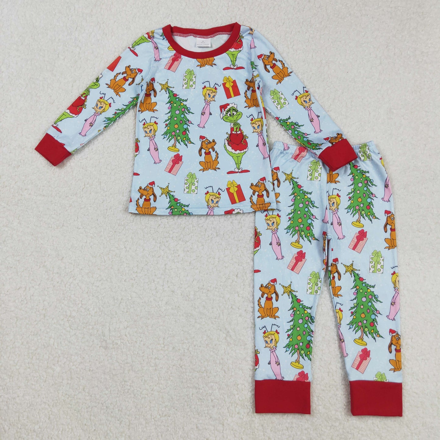 Sibling Baby Boys Girls Christmas Pajamas Sets