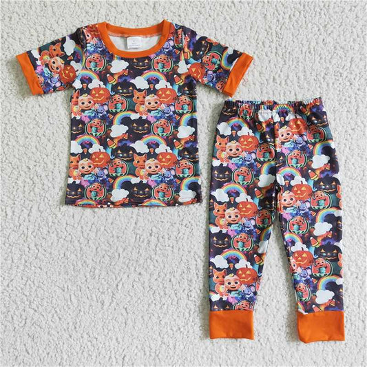 boy halloween pajamas sets BSPO0009