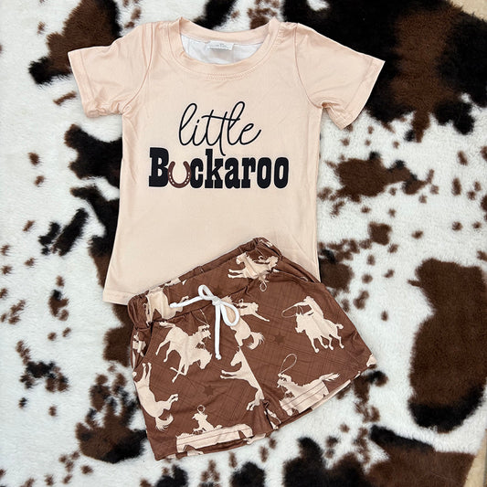 boys buckaroo t-shirts+shorts sets BSSO0229