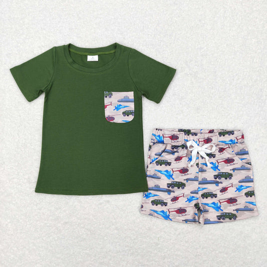 BSSO0338 toddler boy clothes army outfit