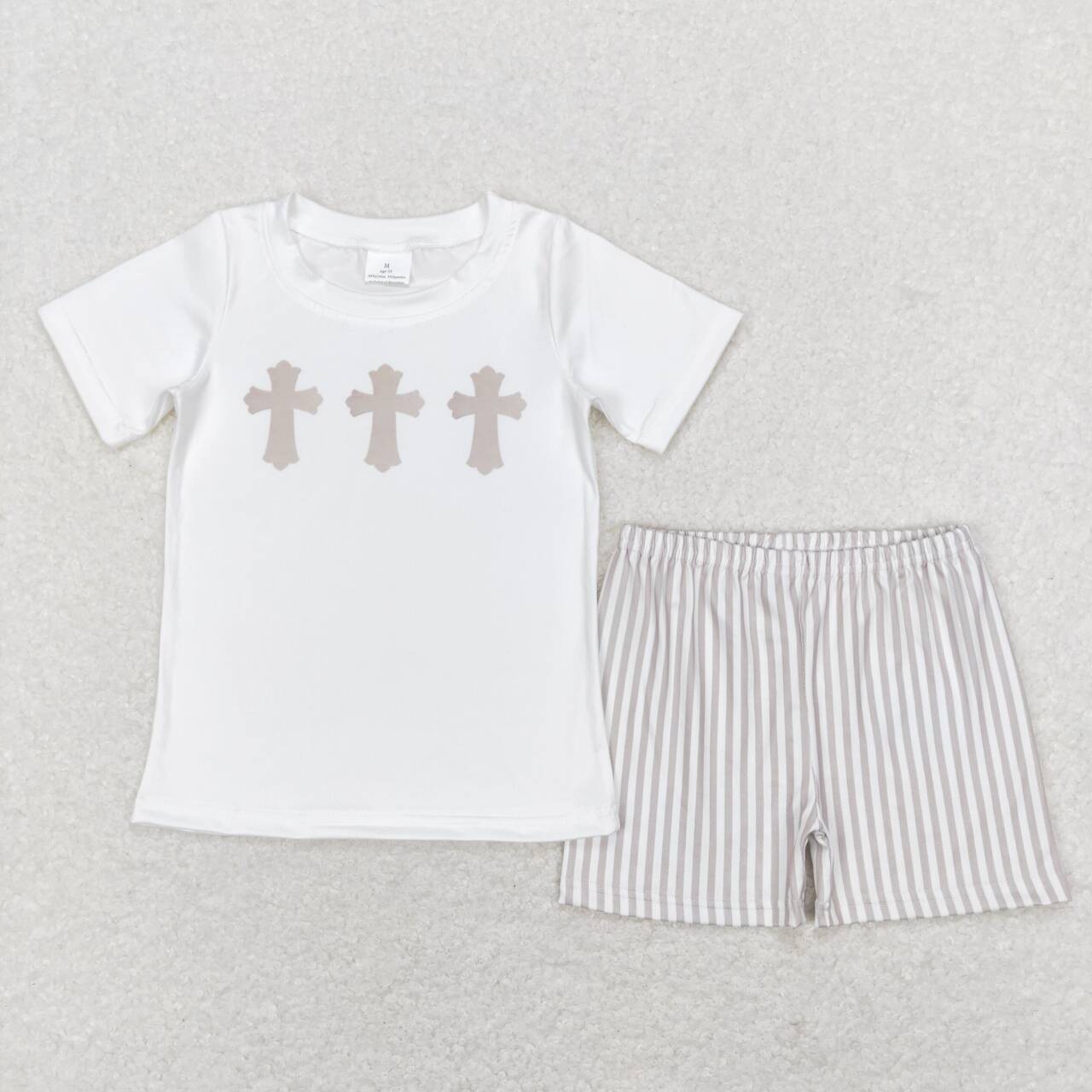 BSSO0354 boy clothes cross boy easter summer outfit