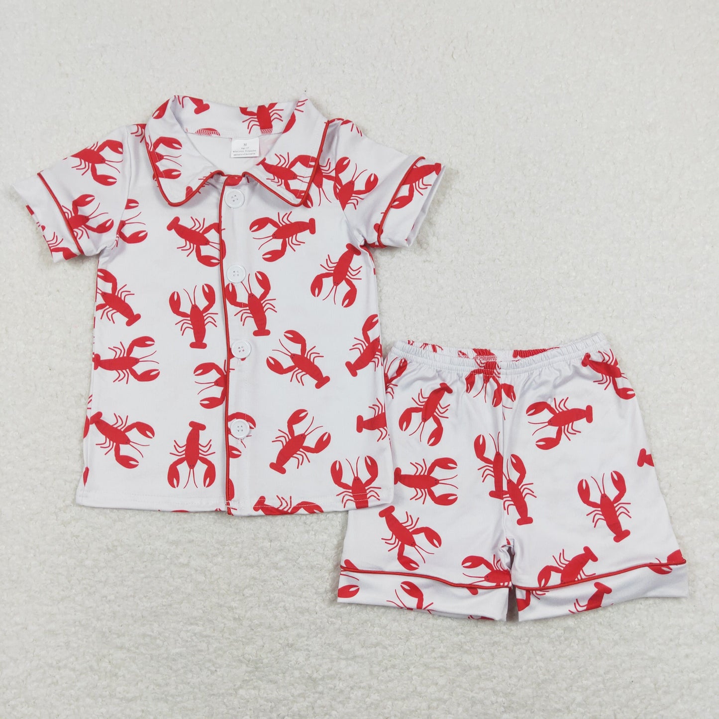 Sibling Baby Boys Button Top Shorts Summer Western Pajamas Sets