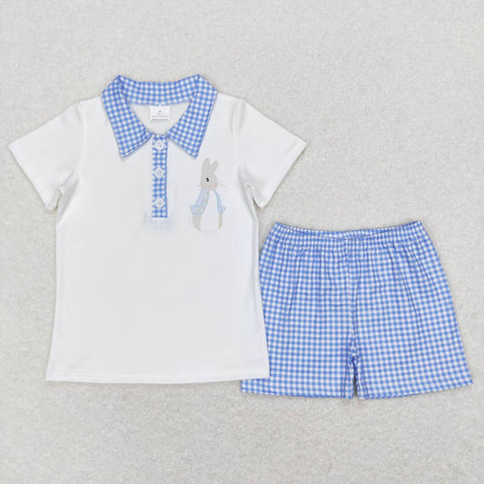 BSSO0415  baby boy clothes bunny easter summer outfits