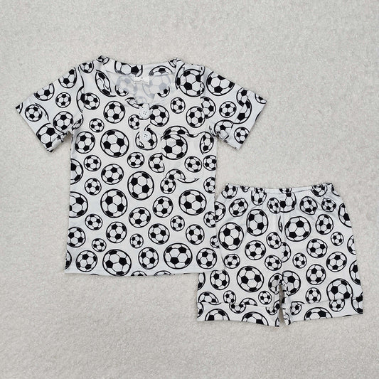 BSSO1008 baby boys clothes soccer pajamas summer outfits