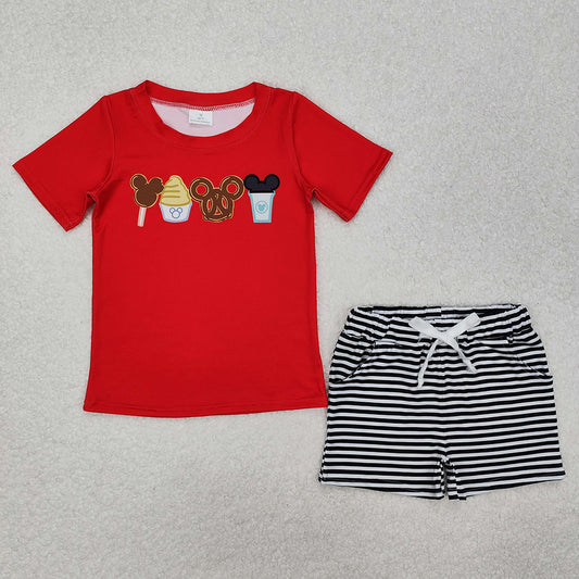 BSSO1110 baby boys clothes snacks stripes shorts summer outfits