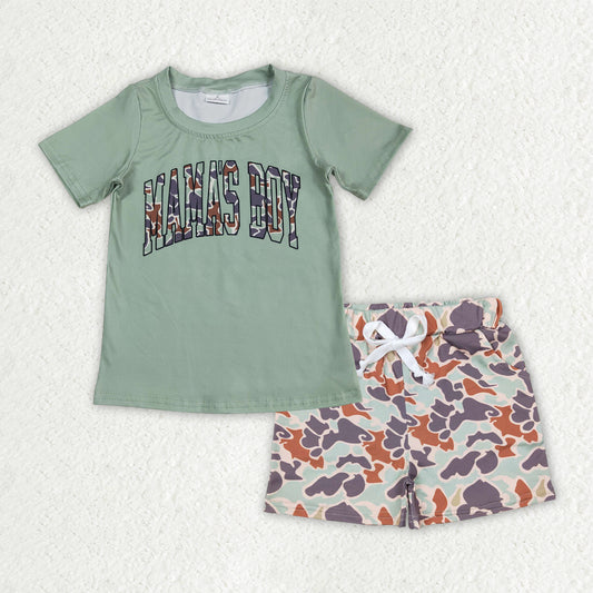 BSSO1344 baby boys clothes mama's boy summer outfits