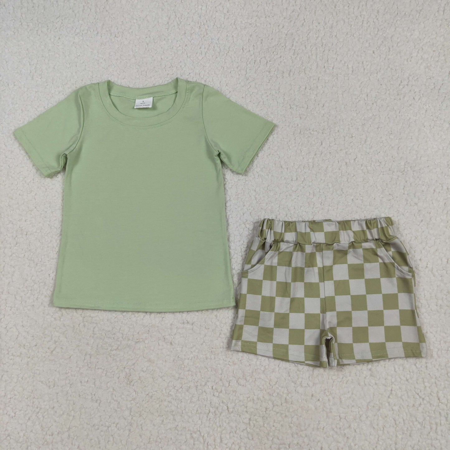 Sibling Baby Boys Shirt Top Shorts Summer Clothes Sets