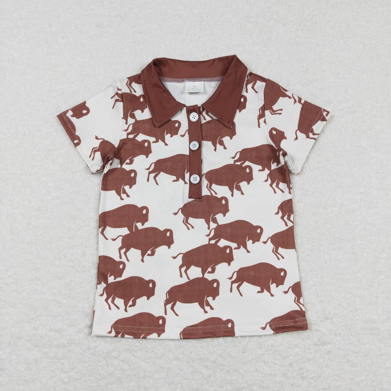 BT0175 boys cow summer T-shirts