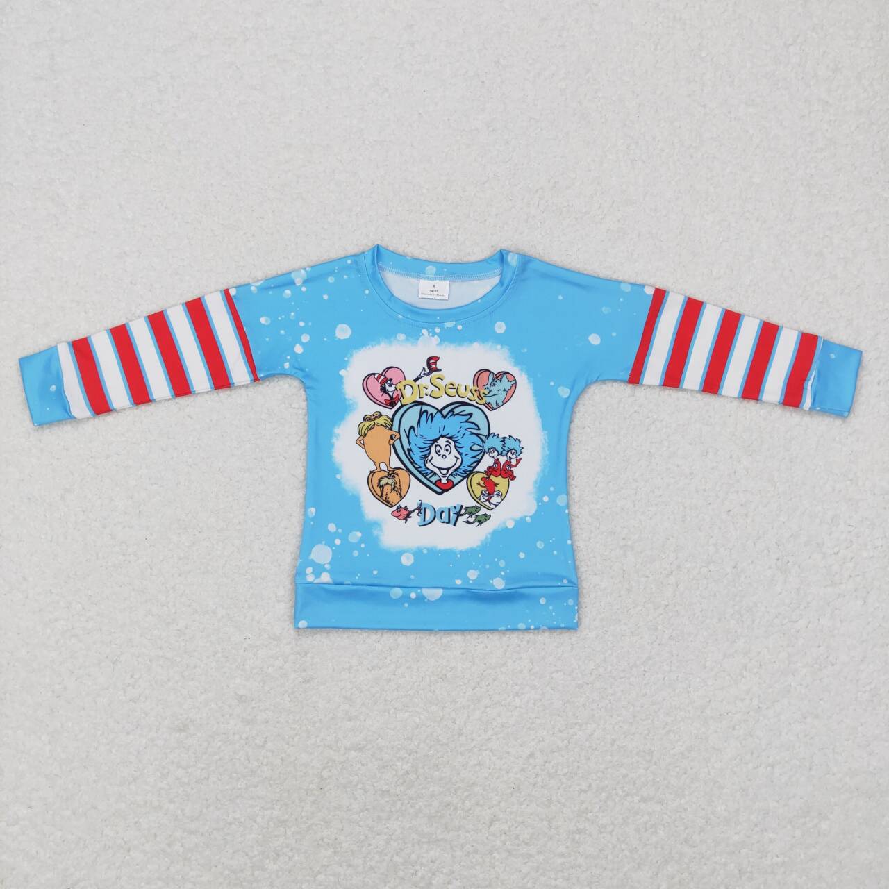 BT0412 boys cartoon blue boy winter top shirt